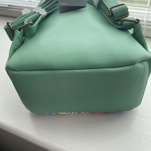 New Disney Loungefly Green and Ivory Thumper Bluebird Butterfly Forest Backpack main image 8